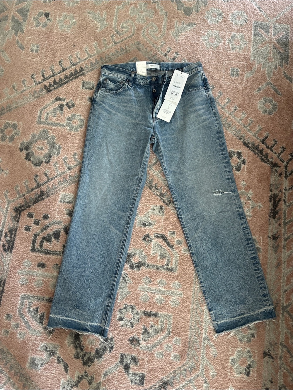 Moussy Light Blue Boyfriend Jeans